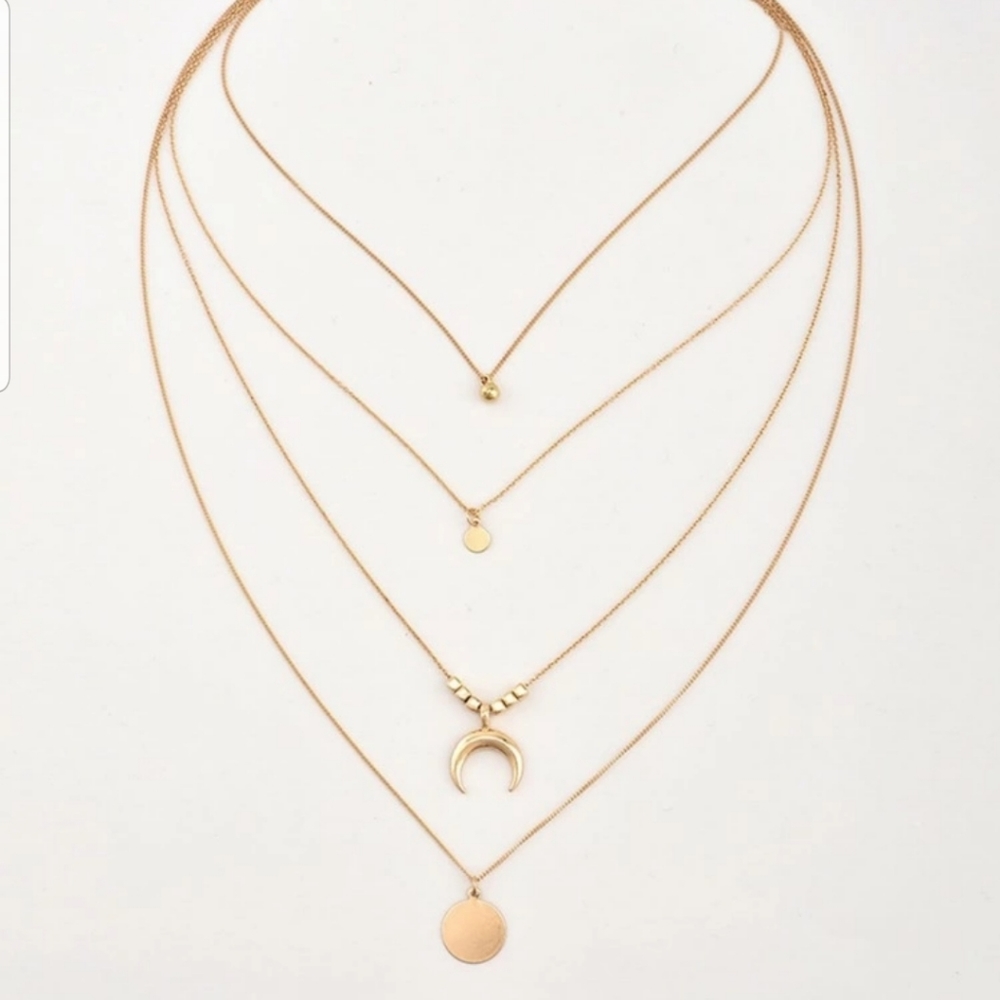XFrancaxx Layered Pendant Necklace - Picture 2 of 4